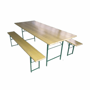 Baštenski set, STOUT sto i 2 klupe – 220 x 80 cm