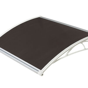 Nadstrešnica Za Vrata 82x120cm Bela Baza Ploča Bronza 6mm